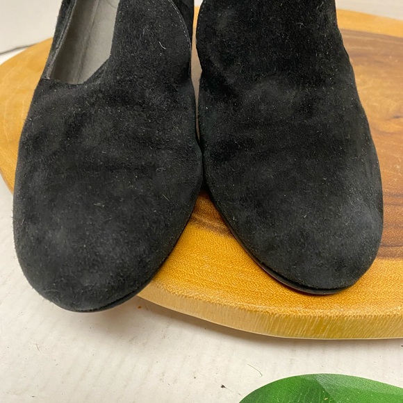 Stuart Weitzman Suede Wedge Loafer - Picture 7 of 13